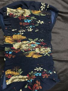 Floral Sundress crop top