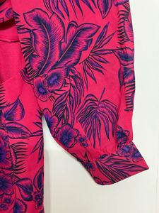 Floral Cut-out Midi Dress