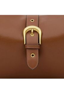 Miraggio Elegant Brown Hobo Bag with Gold Chain