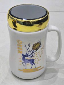 Deer Themed Coffee Mug with Lid