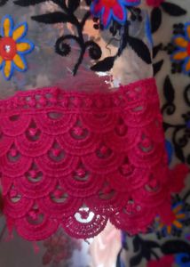 Vibrant Floral Kurta Set with Dupatta