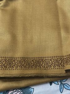 Elegant Golden Embroidered shawl