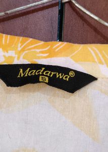 Madarwa Sunny Yellow Floral Kurta