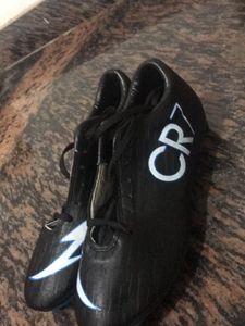 Black CR7 Soccer Cleats