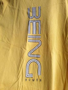 Mustard Yellow Being Human T-Shirt