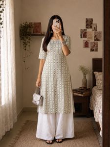 Elegant Printed Kurta