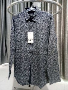 Zara Floral Print Shirt L Size