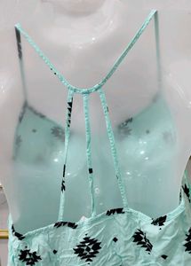 Light Blue Tribal Print Cami Top