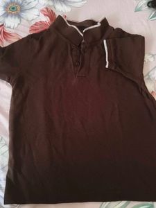 Boy's Brown Polo T-Shirt