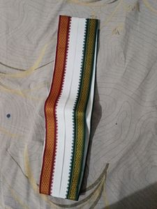 New White Dhoti With Freebie