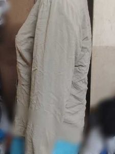 Lightweight Beige Button-Up Shirt
