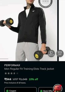 Performax fit training jacket M 40