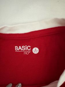 Red Cropped Baby Tee