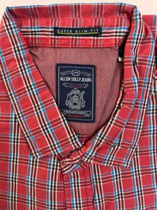 Allen Solly Plaid Slim Fit Shirt