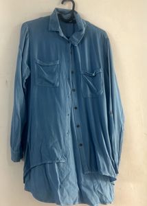 Denim Long Shirt For Women’s