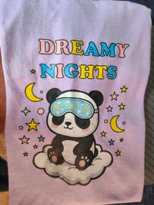 Cute Panda Dreamy Nights Pajama Top