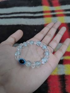 Evil Eye Crystal Beaded Bracelet