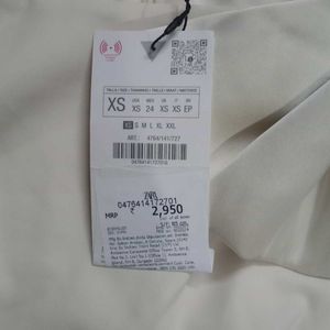 Zara cream bodysuit with tags