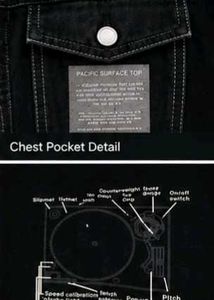 Men’s XL Premium Black Denim Jacket