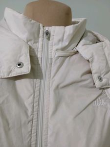 Authentic White Vintage Nike Puffer  Jacket