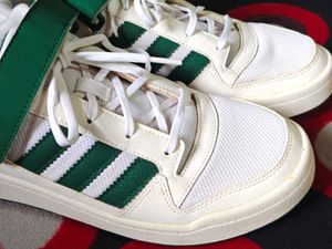 Adidas White Green Sneakers
