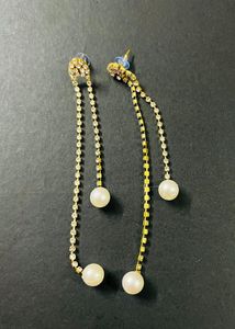 Fancy Korean Party Wear Long Size Earrings