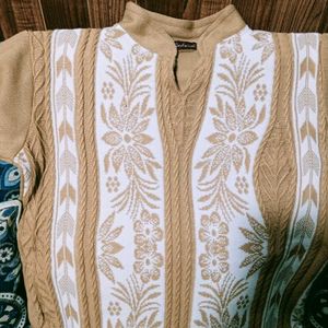 Woolen Kurti Set