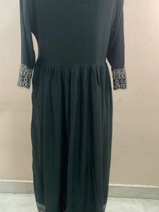Embroidered Teal Kurta