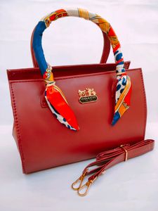 Red Ribbon Bag For Girls/Women
