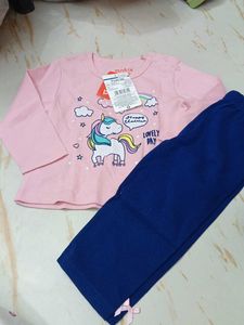 2-3 year Cute Unicorn Top &amp; Pant Set