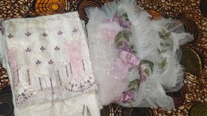 Pakistani Suit With Net Dupatta
