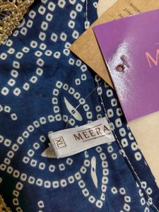 MEERA FAB ~ Pure cotton Anarkali Navy Blue 💙🎀