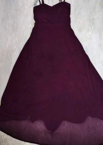 Elegant Plum Maxi Dress