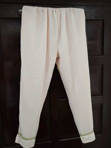 Elegant Peach Embroidered front slit Kurta set