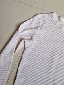 White Long Sleeve Top