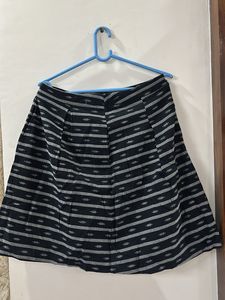 Striped Ethnic Mini Skirt
