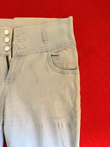 Light blue denim jeans