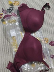 Comfortable Maroon Bra
