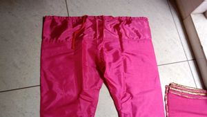 Pink Embroidered Girls' Dress
