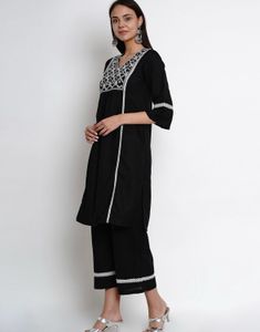 Elegant Black Kurta Set