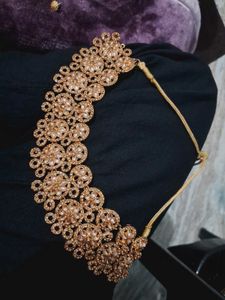 Exquisite Gold-Tone Statement Necklace