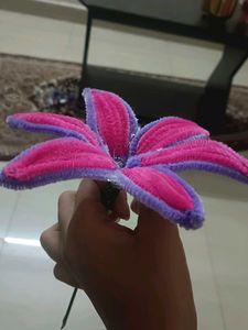 Handmade Pipe Cleaner Flower