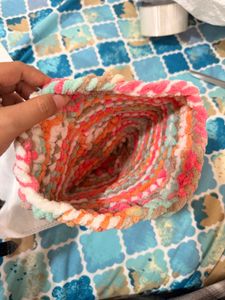 Unused Cozy Multicolor Knit Beanie Hat