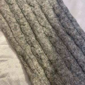 Bershka Cable Knit Sweatshirt