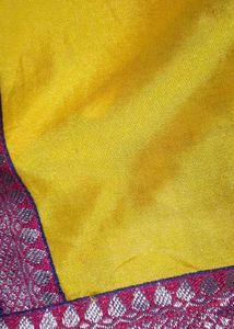 Vibrant Yellow Saree with Rich Borders