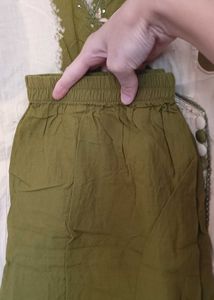 angarakha style kurta pant set