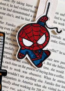Handmade Spiderman Bookmark