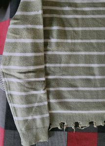 Stylish Striped Knitted Sweater