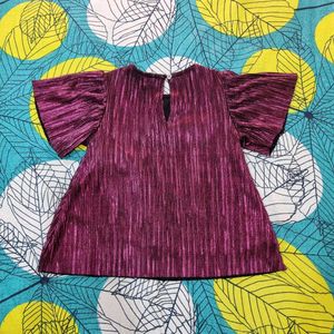 Shimmery Purple Top