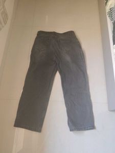 Charcoal Denim  Baggy Jeans